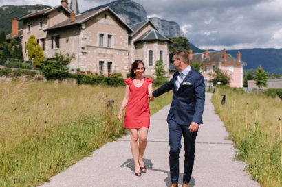 Robe de mariée rouge