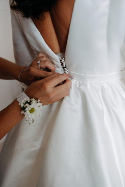 Robe de mariée courte - Ludivine Avril Photographie