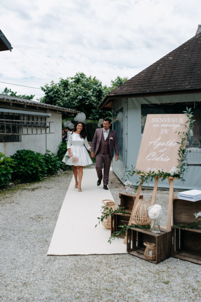 Robe de mariée courte - Ludivine Avril Photographie
