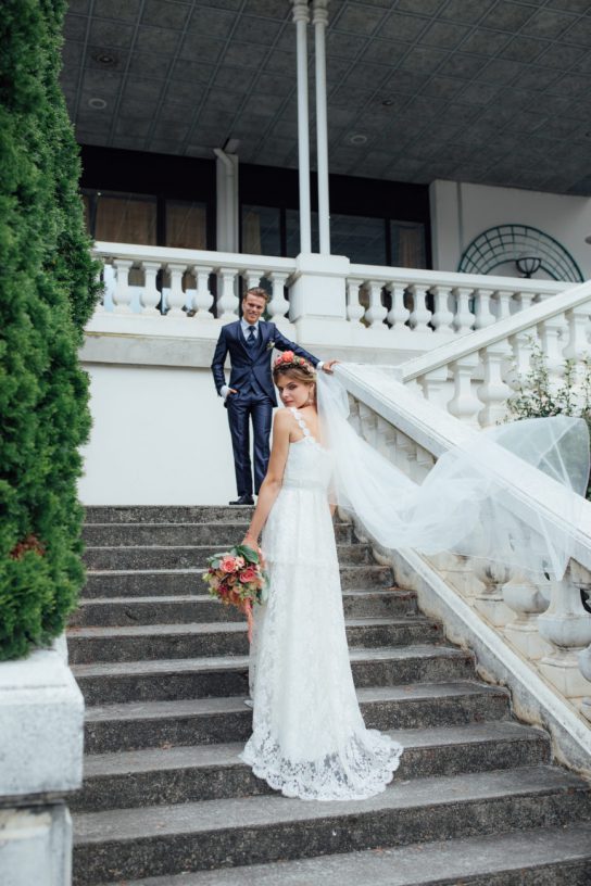 Couple de mariée à Aix-les-Bains - Hôtel Golden Tulip