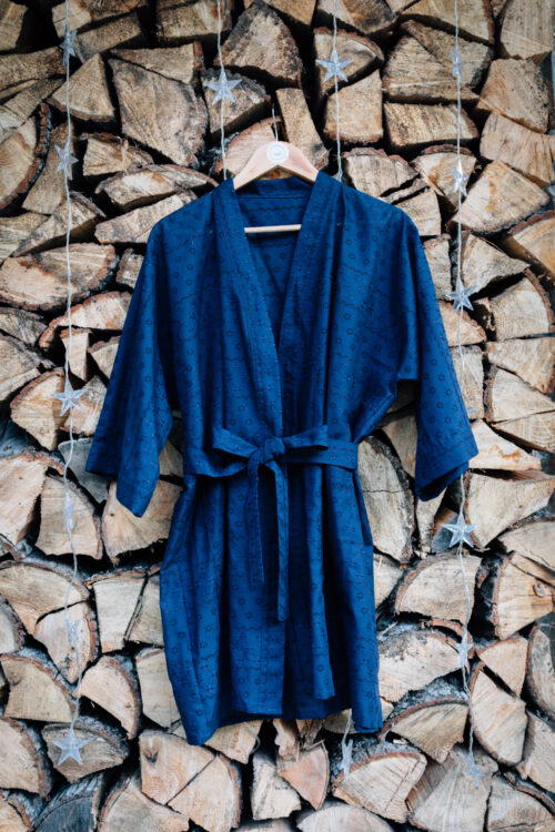 Kimono bleu nuit