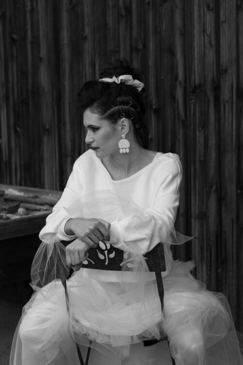 Chouchou Pétale de mousseline – Image 5