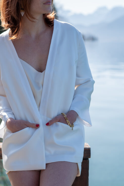 Veste Mikado de soie – Image 2