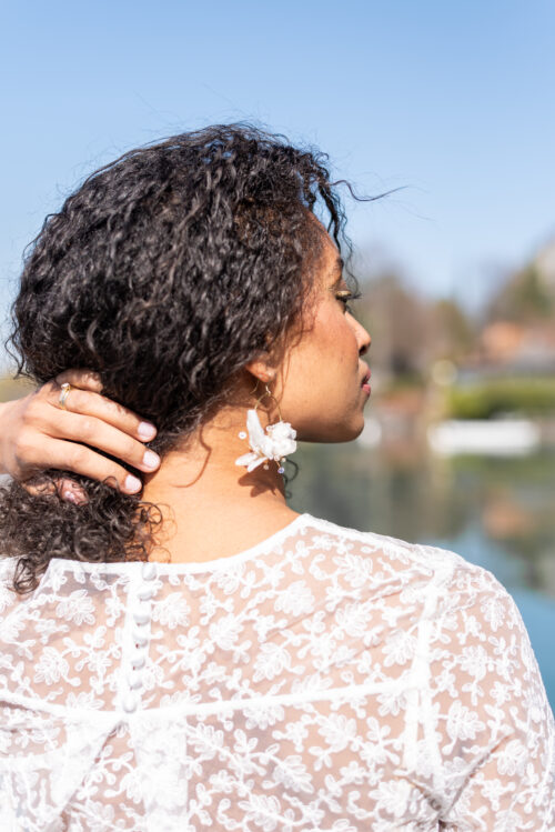 Top femme tulle brodé de Calais-Caudry – Image 6