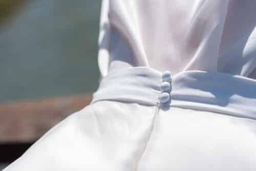 Jupe à volants en organza de soie – Image 2