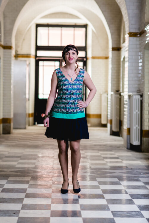 Robe de cocktail Riviera Twenties, taille 38 – Image 4