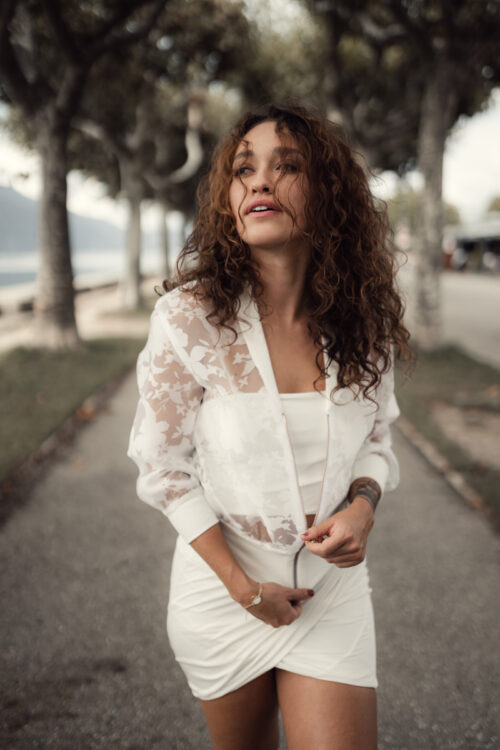 Veste Teddy Freesia organza fleuri – Image 9