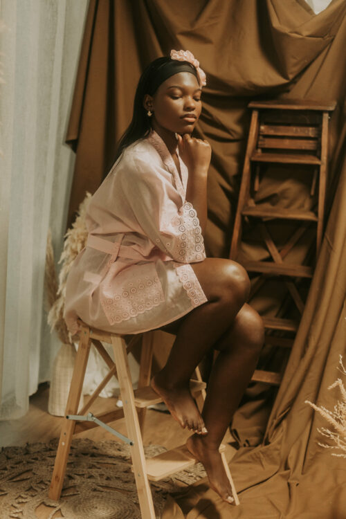 Kimono coton rose bonbon Cosmos – Image 12