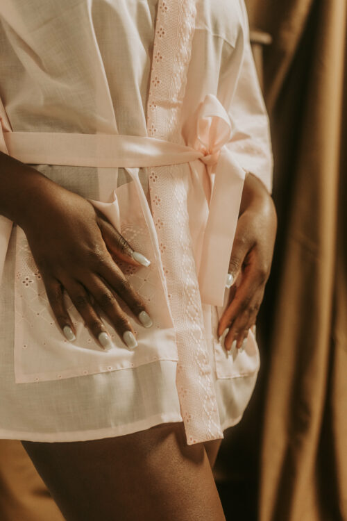 Kimono coton rose bonbon Cosmos – Image 10