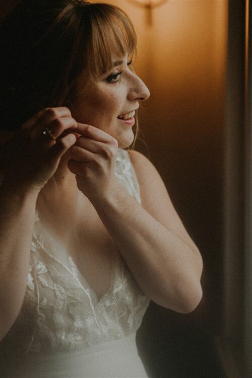 Mariée d’hiver : une robe de mariée sur mesure réalisée en 15 jours